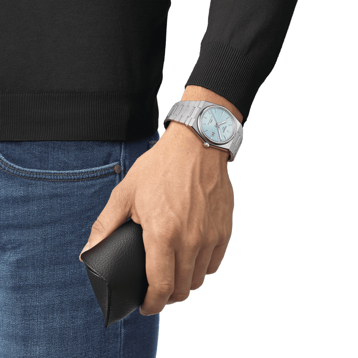 Men's Tissot Prx Powermatic 80 Ice Blue Watch - T137.407.11.351.00